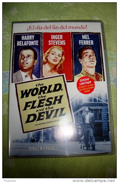 Dvd Zone 2 The World, The Flesh And The Devil 1957 L'Atelier 13 Vostfr - Science-Fiction & Fantasy