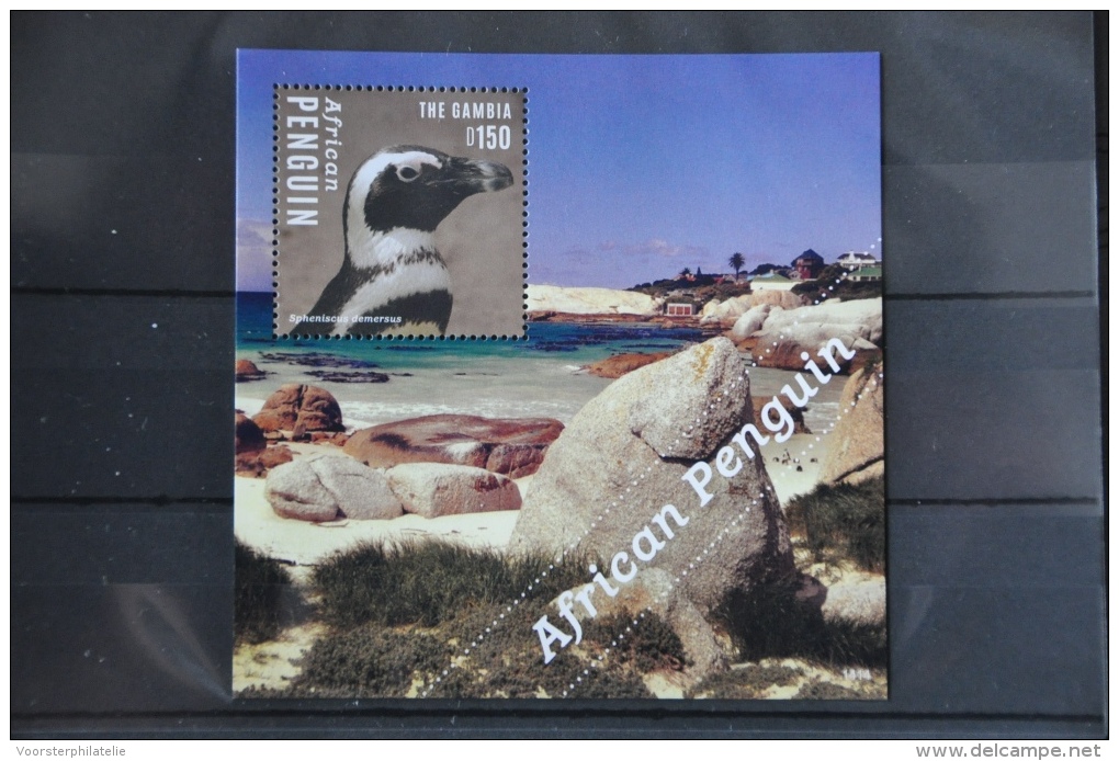 O 225 ++ GAMBIA 2014 VOGELS BIRDS OISEAUX PENGUIN PINGUIN MNH ** - Gambia (1965-...)