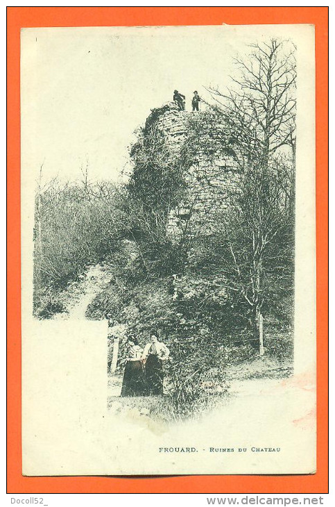 Dpt  54  Frouard  "  Ruines Du Chateau  "  Carte Precurseur - Frouard