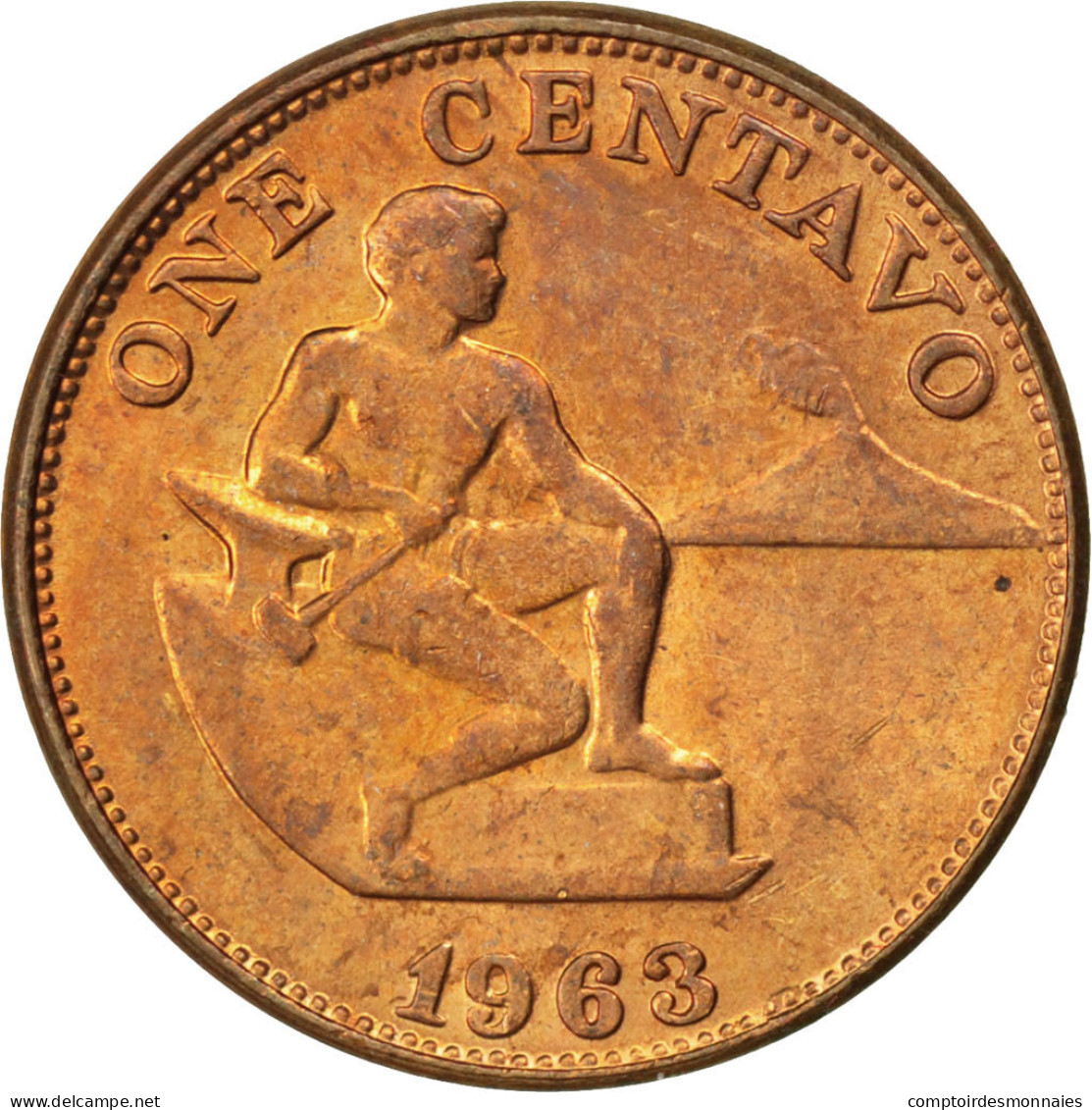 Monnaie, Philippines, Centavo, 1963, SPL, Bronze, KM:186 - Philippines