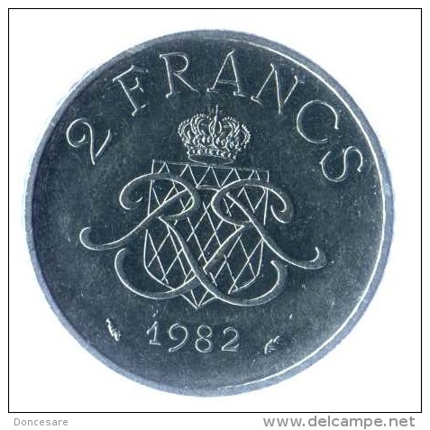 ** 2 FRANCS MONACO 1982 SUP ** - 1960-2001 New Francs