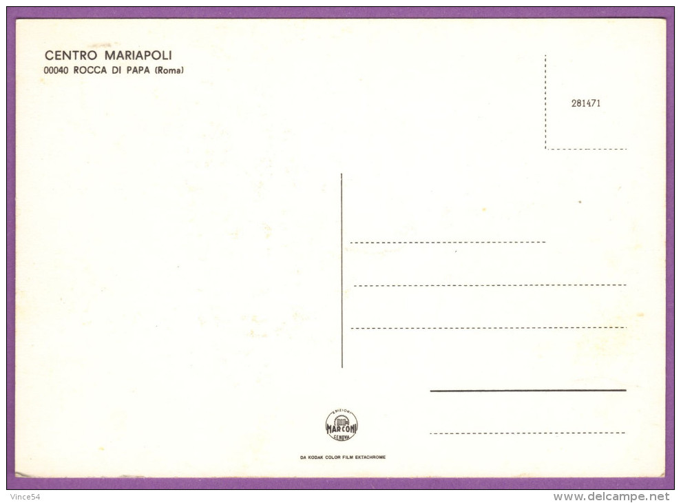 ROCCA DI PAPA - Centro MARIAPOLI - Enseñanza, Escuelas Y Universidades