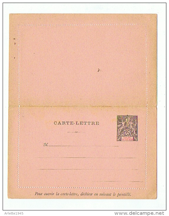 CARTE LETTRE ENTIER POSTAL 25 C GOLFE DE BENIN NON UTILISEE GOMME TRES  PROPREE - Sonstige & Ohne Zuordnung