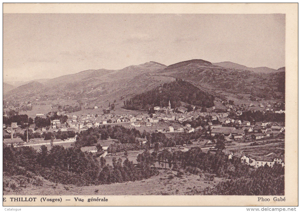 CPA VOSGES 88 -  LE THILLOT - Vue Générale - Le Thillot