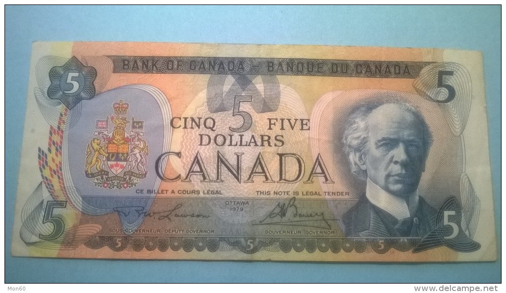 CANADA 5 Dollari - 1979 - BB+ - Canada