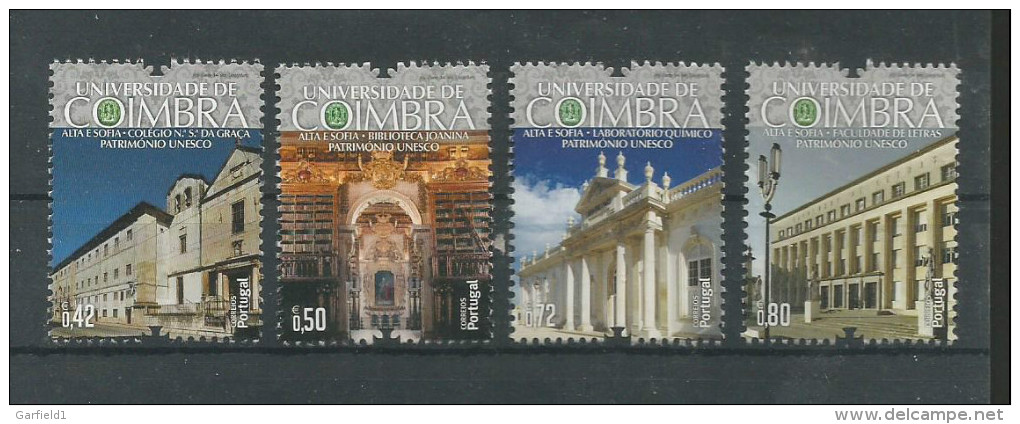 Portugal 2014 Mi.Nr. 3978 / 81, Universidade De COIMBRA - Postfrisch / MNH / Mint / (**) - Nuovi