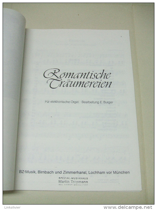 23 Partitions Romantische Träumereien (REVERIES ROMANTIQUES) Pour Orgue électronique - Tasteninstrumente