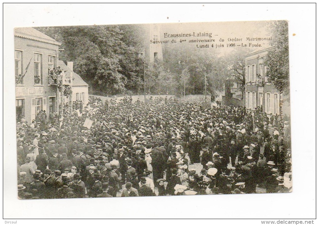 28979  -   Ecaussines-Lalaing    Souvenir Du  Goûter Matrimonial - La  Foule - Ecaussinnes