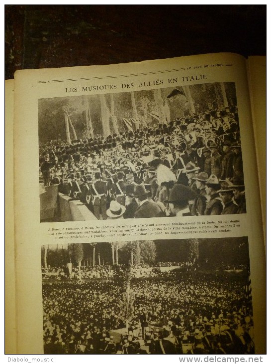 1918 LPDF:Effectif Et Organisation Allemande; Villa Borghèse; Front Belge Et US;CASANOVA Bombardé Recrutement Des Noirs - Französisch