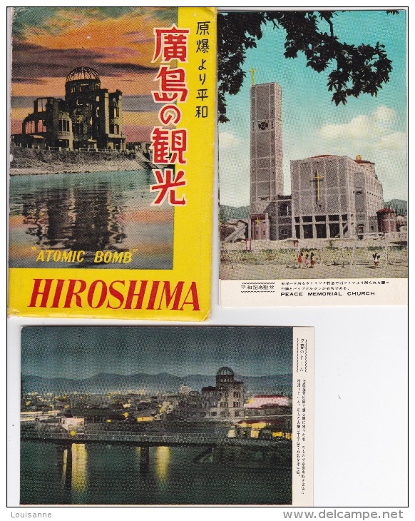 POCHETTE   9 5  CP  DE  HIROSHIMA      - Toutes Scanées - Hiroshima