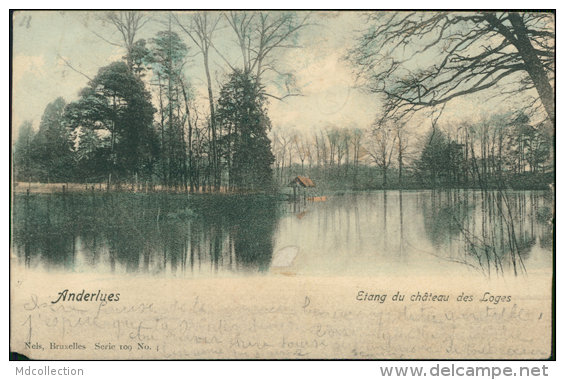 BELGIQUE ANDERLUES / Etang Du Château Des Loges / CARTE COULEUR - Anderlues