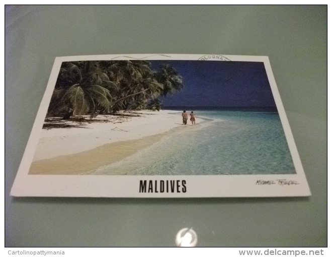 STORIA POSTALE FRANCOBOLLO COMMEMORATIVO Maldives Atoll  Michael Friedel - Maldiven