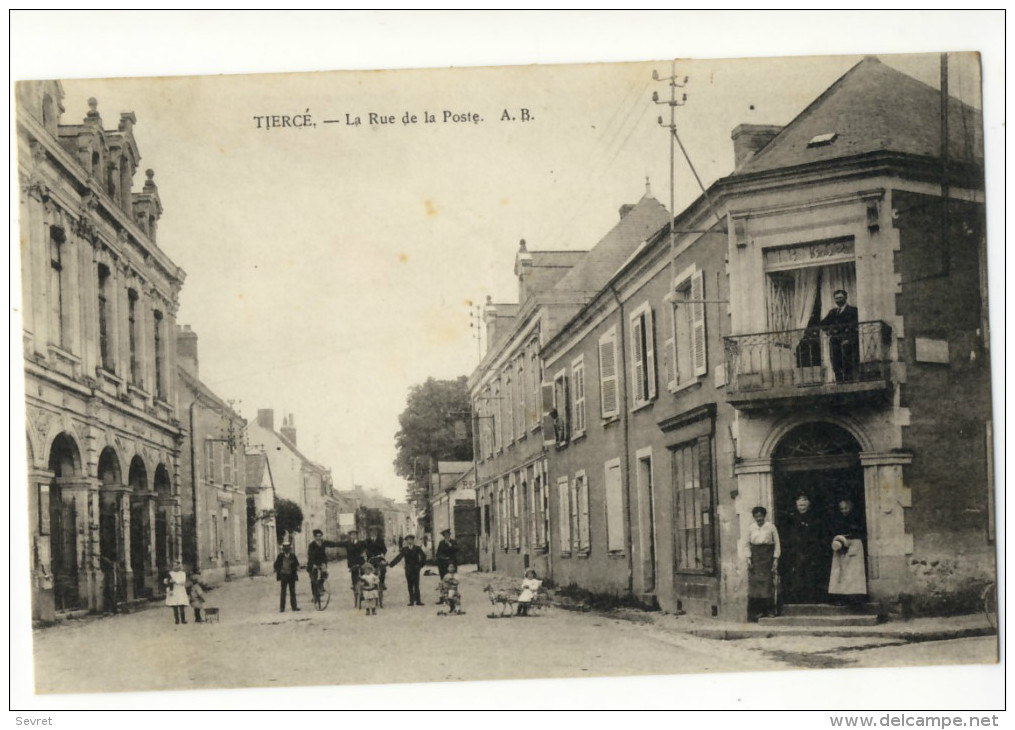 TIERCE. - La Rue De La Poste.  Belle Carte - Tierce