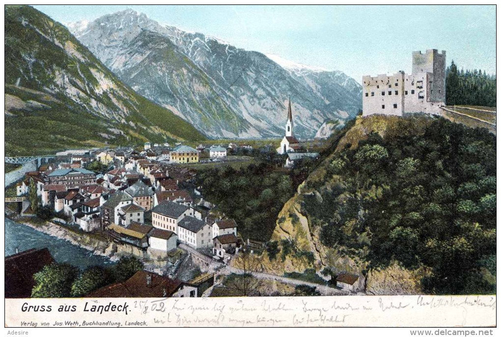 Gruss Aus LANDECK (Tirol) - Gel.1902, Stempel Bregenz - Landeck