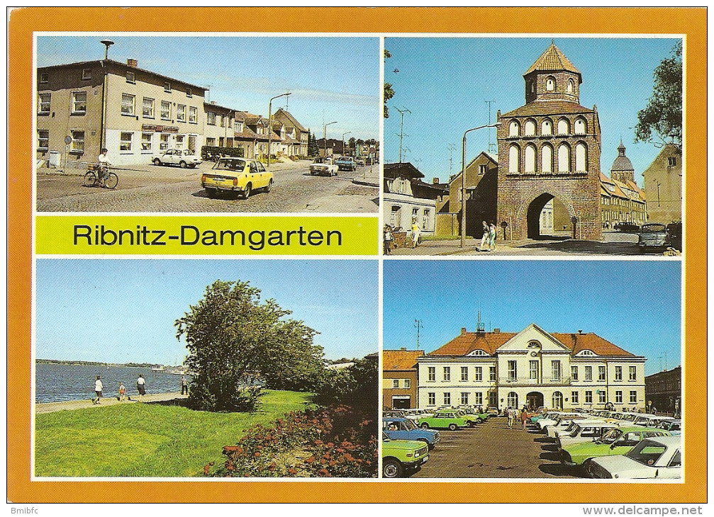 RIBNITZ-DAMGARTEN : Hans-Burmeister-StraBe-Rostocker Tor-An Der Boddenpromenade-Rathaus - Ribnitz-Damgarten