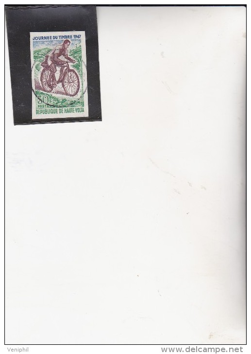 HAUTE-VOLTA - TIMBRES N°182 -NON DENTELE -JOURNEE DU TIMBRE- OBLITERE  TTB-  ANNEE  1967 - Upper Volta (1958-1984)