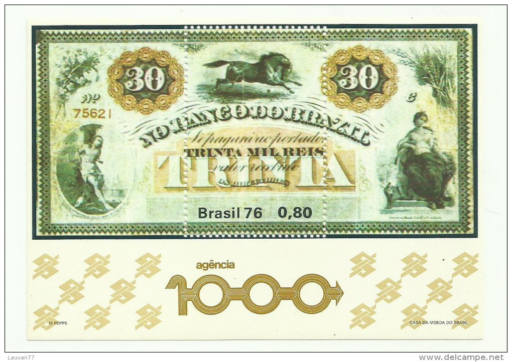 Brésil Bloc N°37, 38  Côte 3 Euros - Blocks & Sheetlets