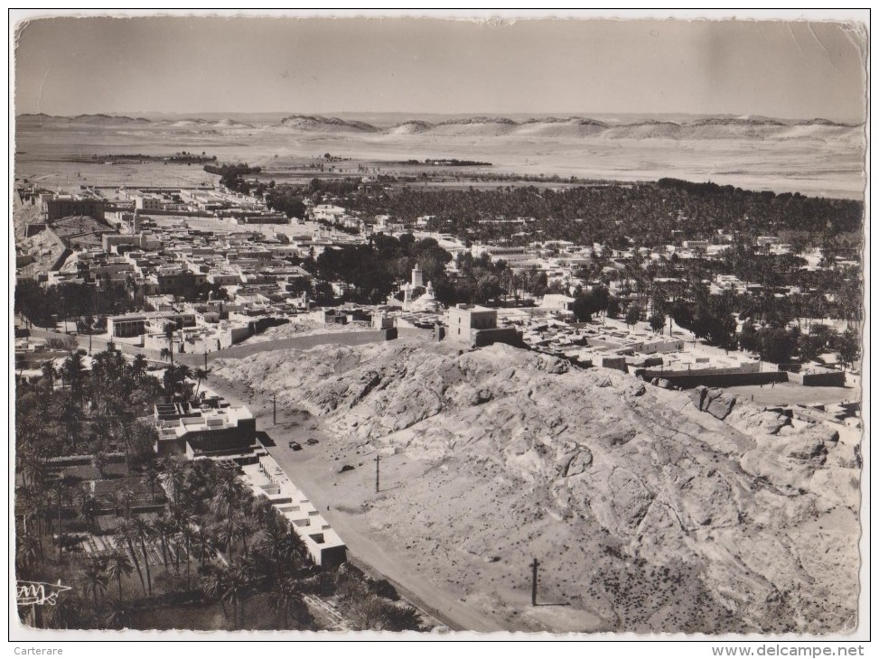 AFRIQUE,AFRICA,MAGHREB,LA GHOUAT,ALGER,vue  Aerienne Cotée - Laghouat