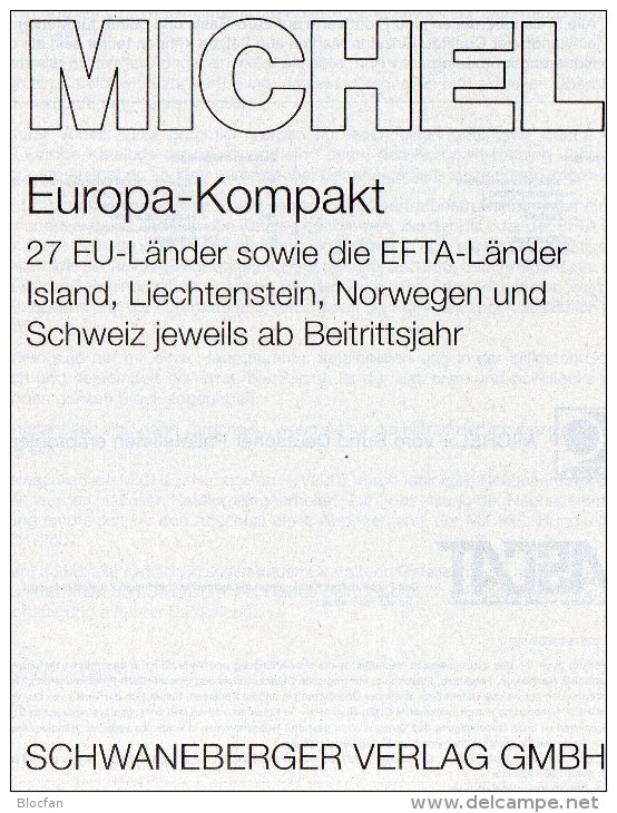 Michel Europa Kompakt Katalog Ab 1956 Mit BRD Neu 69€ In 31 EU-/EFTA-Land A B BG CH CZ D E F FL GB HU I N M P PL RO S SF - Catalogues