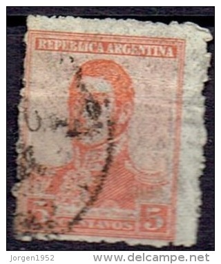 ARGENTINA # STAMPS FROM YEAR 1917 STANLEY GIBBONS NUMBER 455B - Oblitérés