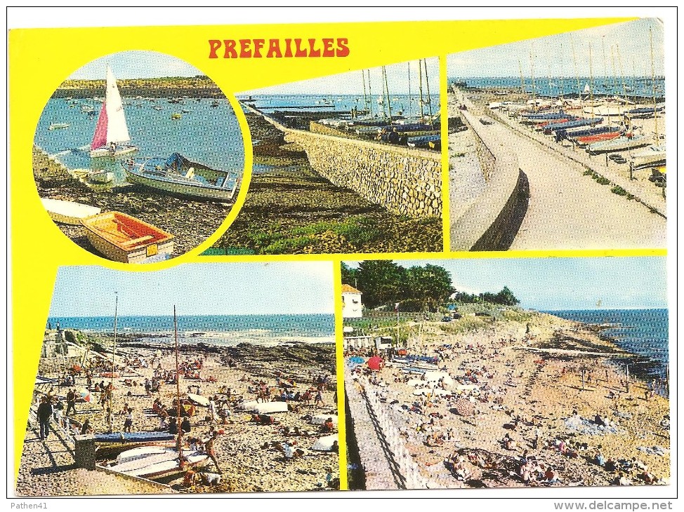 CPM FRANCE 44 LOIRE-ATLANTIQUE PREFAILLES - Multivues 1973 - Préfailles