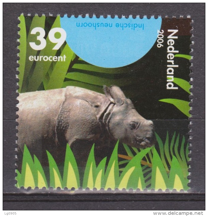 NVPH Nederland Netherlands Pays Bas Niederlande Holanda 2441j MNH ; NOW MANY STAMPS OF RHINO LOOK Neushoorn Rinoceronte - Rhinoceros