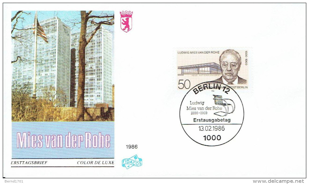 Germany / Berlin - FDC Mi-Nr 753 (y753)- - 1981-1990