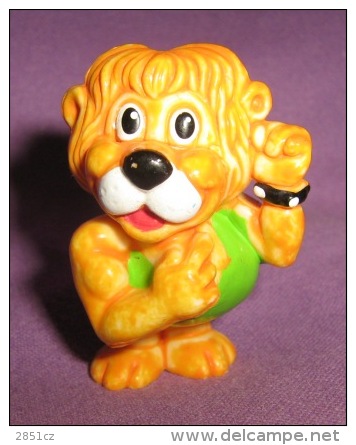 Figurines - Kinder - Ferrero - Lion, 1993. - Chats