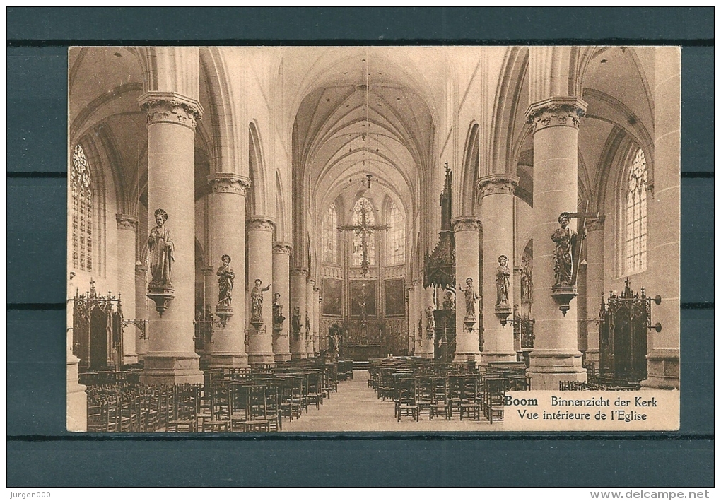 BOOM: Binnenzicht Der Kerk, Gelopen Postkaart (Uitg Dievoort-Wynants) (GA18932) - Boom