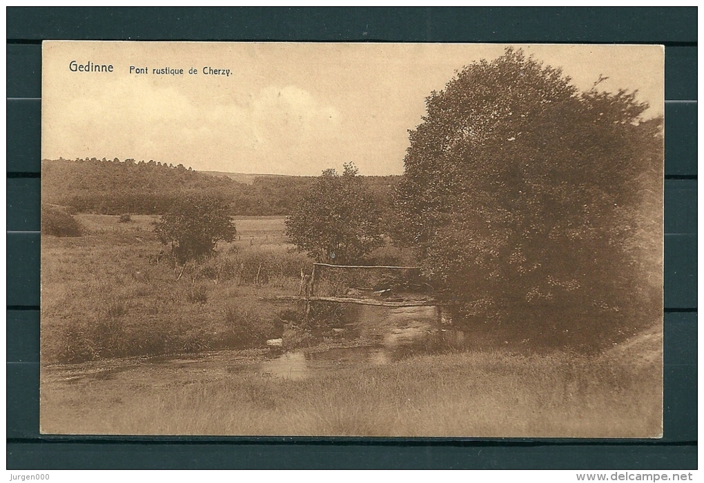 GEDINNE: Pont Rustique De Cherzy, Gelopen Postkaart (GA19893) - Gedinne