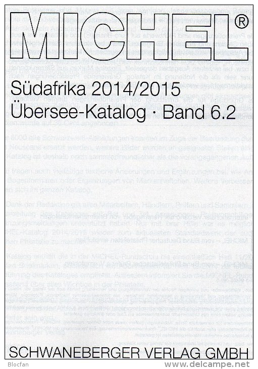 MICHEL Süd-Afrika Band 6/2 Katalog 2014 Neu 80€ South-Africa Botswana Lesetho Malawi Namibia Sambia Südafrika Swaziland - Kataloge