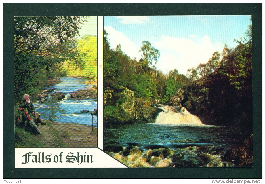 SCOTLAND  -  Falls Of Shin  Used Postcard As Scans - Sutherland