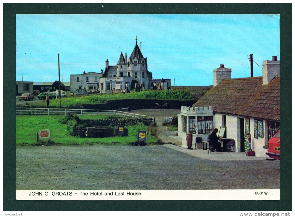 SCOTLAND  -  John O'Groats  The Hotel And Last House  Used Postcard As Scans (sellotape On Reverse) - Sutherland