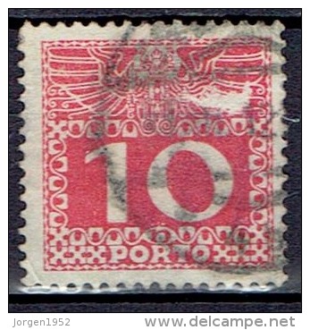 AUSTRIA # STAMPS FROM YEAR 1908 STANLEY GIBBON D214C - Portomarken