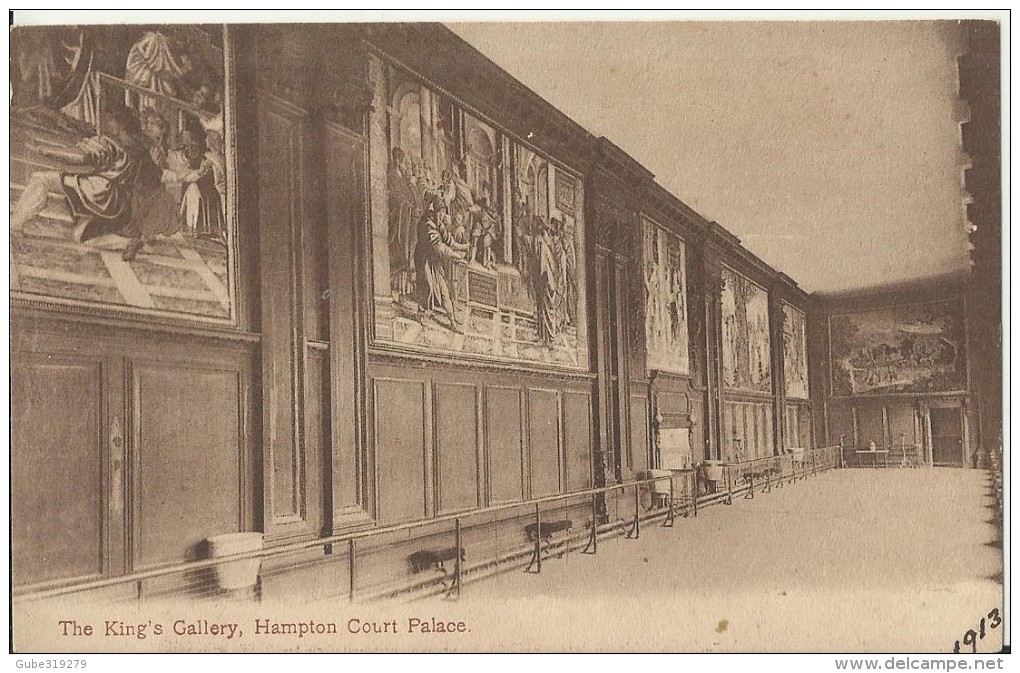 UNITED KINGDOM 1913 - VINTAGE POSTCARD - HAMPTON COURT -THE KING´S GALLERY - NEW UNUSED REJAL303 PERFECT  CONDITIONS  PU - Middlesex