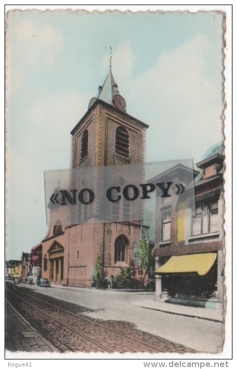 MENEN  -  église Saint VAAST Et Rue De LILLE - Menen