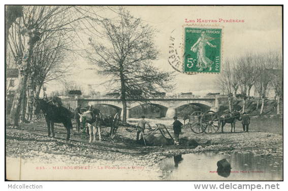65 MAUBOURGUET / Le Pont Sur D'Echez / - Maubourguet