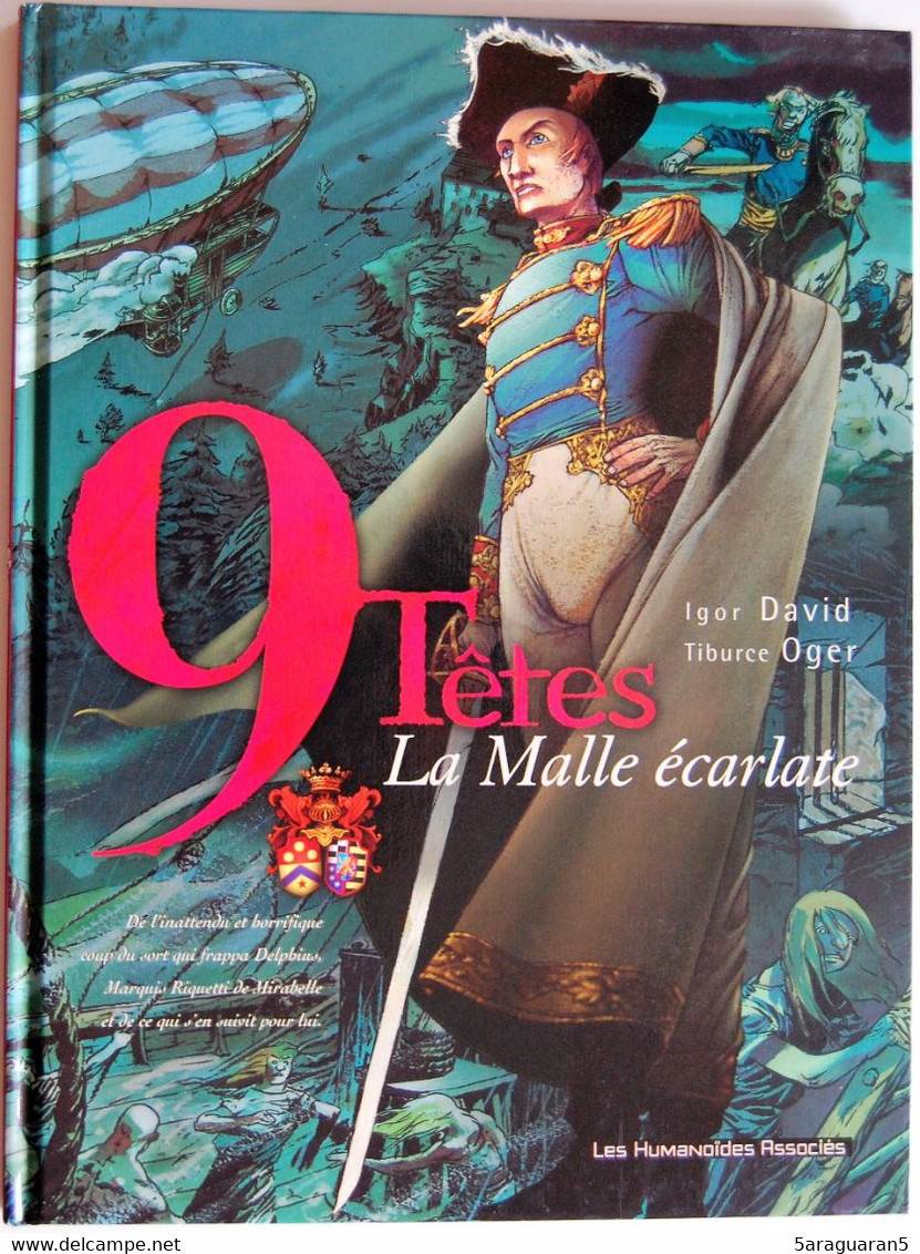 BD 9 TETES - 1 - La Malle écarlate - EO 1998 - 9 Têtes