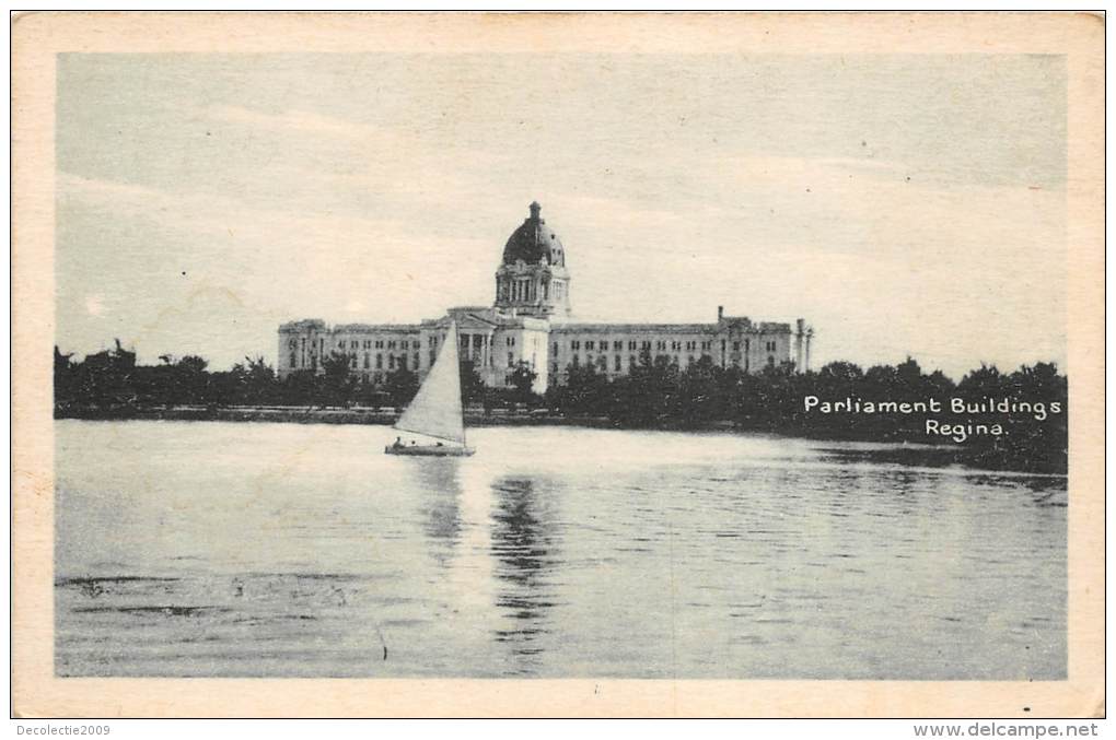 B82937 Parliament Buildings Regina Canada  Front/back Scan - Regina