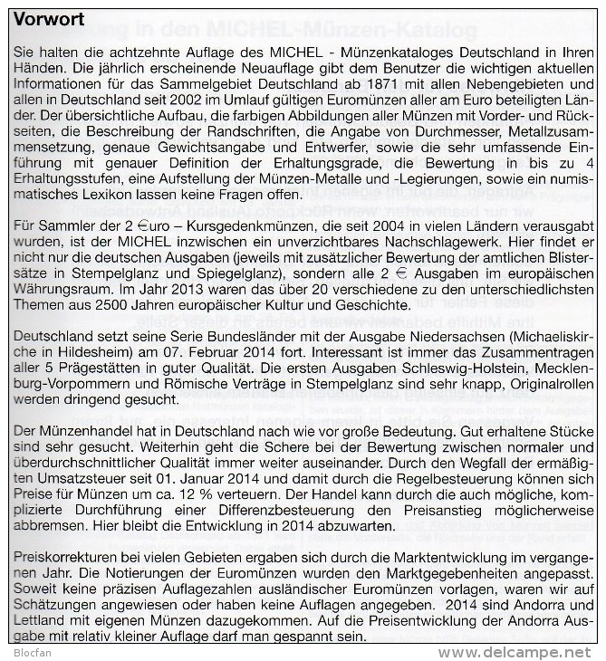Münzen-MICHEL Deutschland 2014 Neu 25€ : DR Ab 1871 III.Reich BRD Berlin DDR Numismatik Coin Catalogue 978-3-94502-074-4 - Books & Software