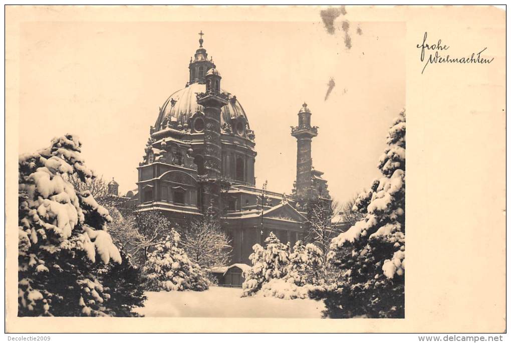 BF34288 Wien Karlskirche Austria  Front/back Scan - Églises