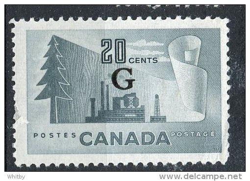 Canada 195120 Cent Combine Overprint Issue #O30 - Opdrukken