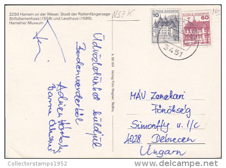 5867- HAMELN- PIN MANSION, LEIST HOUSE, COFFEE SHOP, POSTCARD - Hameln (Pyrmont)