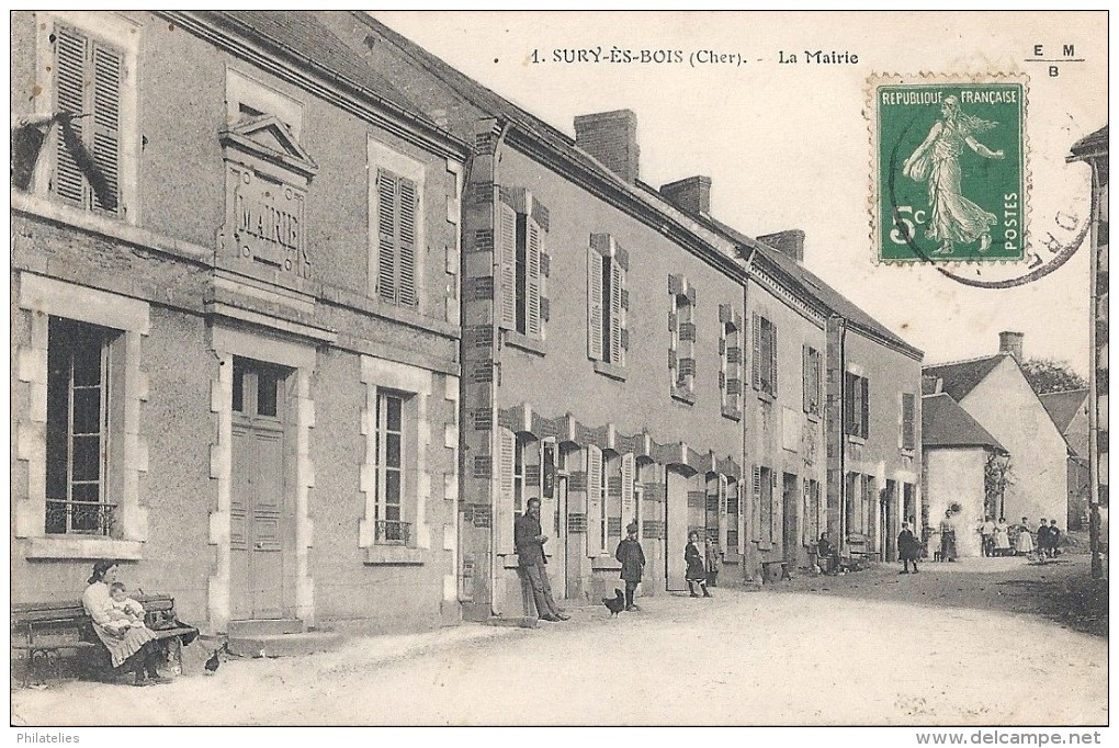 SURY LA MAIRIE 1911 - Sury-près-Léré