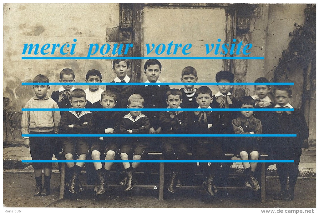 Cpp ECOLE De Garcon Groupe, Portrait De L´élève BALAMBITS Et Ses Camarades Adr à Jean PERRIERE 16 Rue TOURAT BORDEAUX 33 - Genealogie