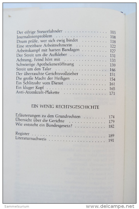 B. Kraushaar "Geschichten Aus Gerichten" Spannende Fälle Und Entscheidungen, Gebundene Ausgabe Mit Schutzumschlag - Erstausgaben
