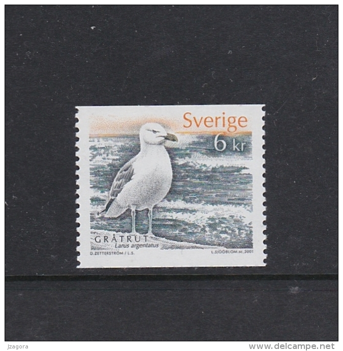 SKANDINAVIAN BIRDS - European Herring Gull Silbermöwe Goélands SWEDEN SUEDE SCHWEDEN 2001 MI 2230 MNH Larus Argentatus - Albatros