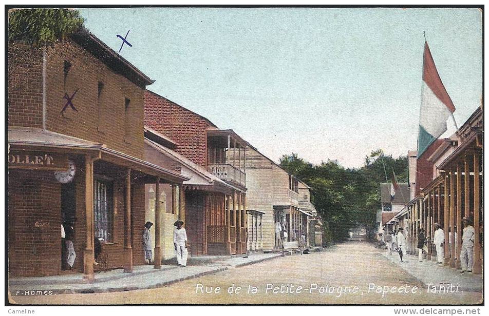 TAHITI . PAPEETE . Rue De La Petite Pologne - Tahiti