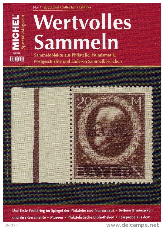 Wertvolles Sammeln In MICHEL 1/2014 Neu 15€ Sammel-Objekt Luxus Information Of The World New Special Magacine Of Germany - German