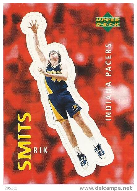 Sticker - UPPER DECK, 1997. - Basket / Basketball, No 244 - Rik Smits, Indiana Pacers - Sonstige & Ohne Zuordnung